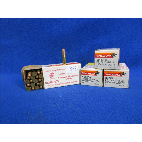 22 LR 40gr HV SuperX Winchester Cartridges