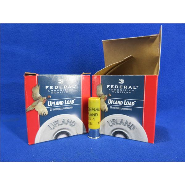 20 Ga. 2 3/4" 4 Shot Upland Load Federal Shotshells