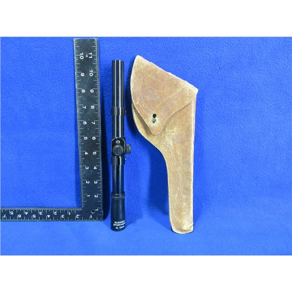 Bushnell Sportview 4X Scope with Rings and a Holster