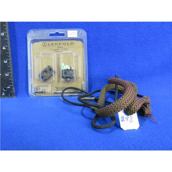 Leupold Win. 70 WSSM Base and 243 Win. Bore Snake