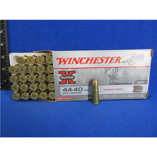 44-40 Win. 200gr PP SuperX Winchester Cartridges