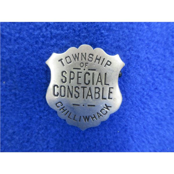Special Constable Badge - Township of Chilliwhack