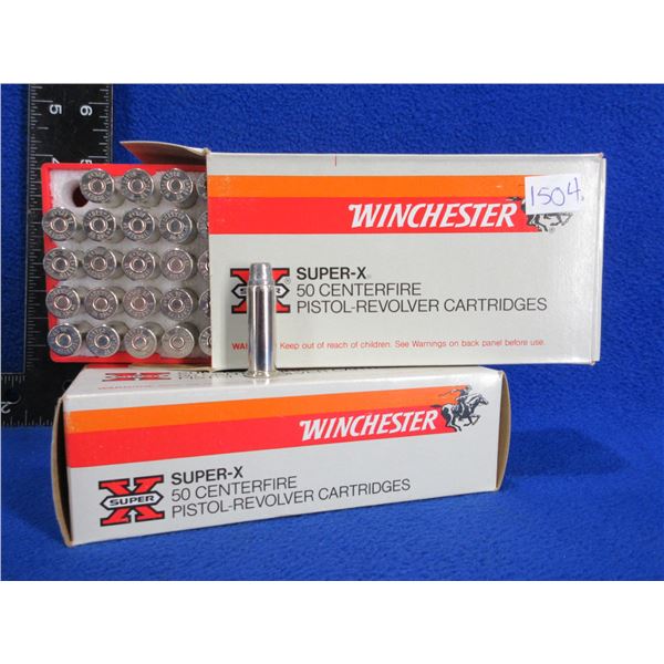 38 Spl (+P) 158gr HP SuperX Winchester Cartridges