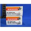 Image 2 : 38 Spl (+P) 158gr HP SuperX Winchester Cartridges