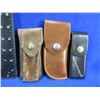 Image 1 : 3 Leather Sheaths - Leatherman, Gerber and Unknown