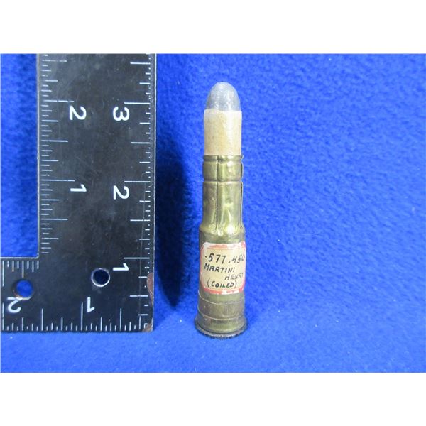 Collector Ammo - 577-450 Martini Henry Coiled - 1 Cartridge