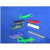 Image 2 : 6 Key Chain Knives and 2 Swivel Snap Hook Key Chains