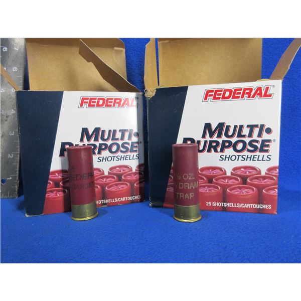 12 Ga. 2 3/4" 8 and 7 1/2 Shot Mixed Federal Shotshells