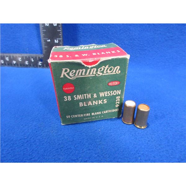 Collector Ammo - 38 S&W Blanks - Box of 30