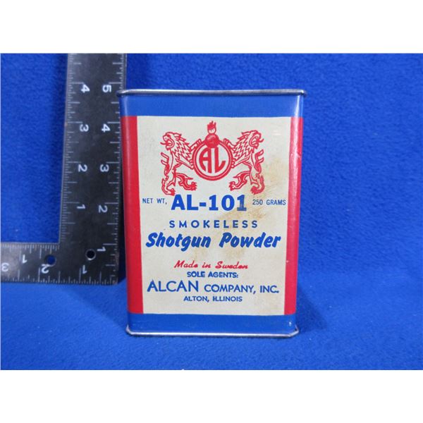 Collector Powder Tin - AL-101 Shotgun Powder Tin