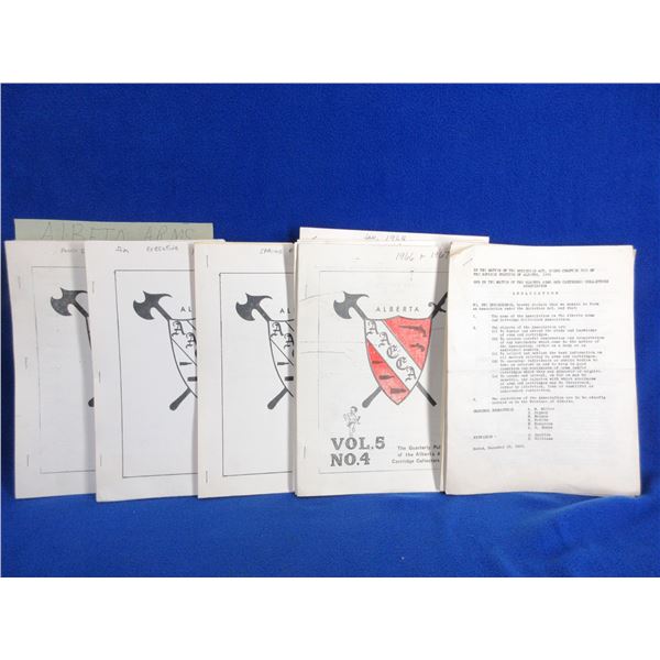 Lot of Alberta AACCA Publications from 1960's & 70's