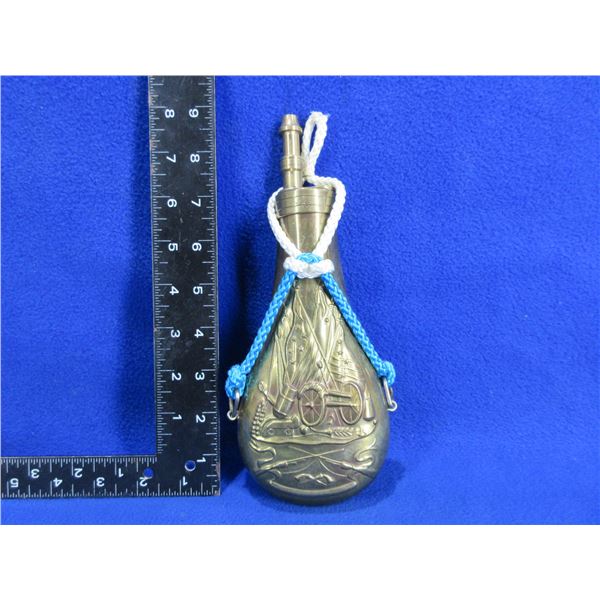 Colt Walker Type Dragoon Brass Powder Flask