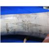 Image 2 : Vintage Powder Horn - Horn was hand etched by owner
