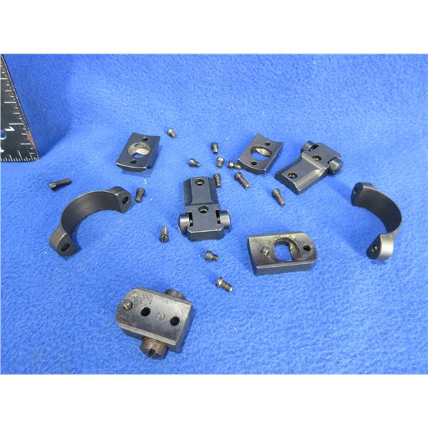 3 Sets of Winchester 70 Bases with Screws