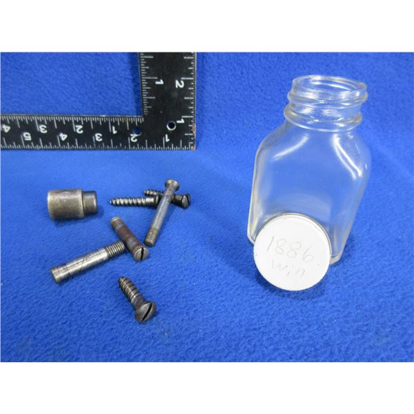 Lot of Screws and Magazine Tube Cap for Winchester 1886
