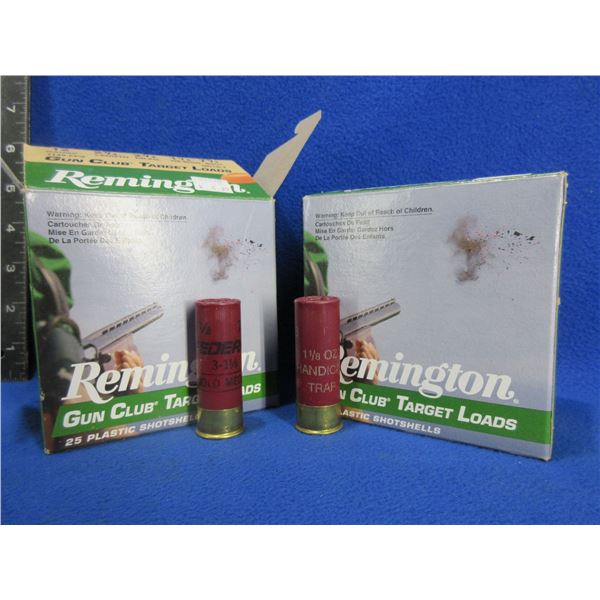12 Ga. 2 3/4" Mixed Shotshells - 2 Boxes of 25