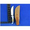 Image 2 : Fixed Blade R.H. Ruana Knife with Original Leather Sheath
