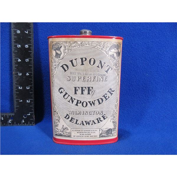 Collector Powder Tin - Dupont Superfine FFFg Gunpowder
