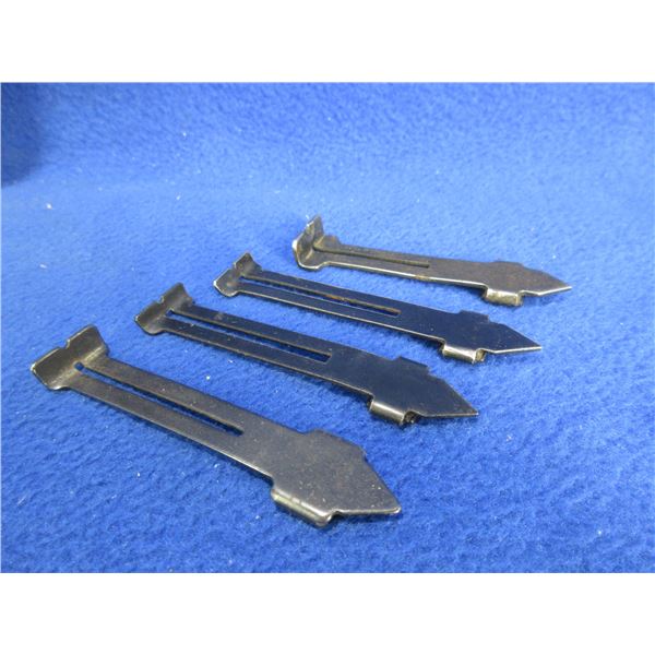Lot of 4 Misc. Rear Sights - Ramps Missing