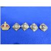 Image 1 : C.A.F. Officer Kings Crown & Officers Rank Shoulder Pips