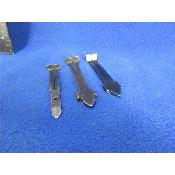 Lot of 3 Misc. Rear Sights - Ramps Missing