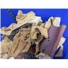 Image 5 : Lot of Misc. Leather Scraps and Lacing