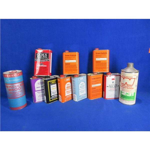 11 Empty Collector Powder Tins