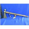 Image 1 : Brass Peace Pipe Tomahawk with Wood Handle