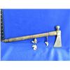 Image 2 : Brass Peace Pipe Tomahawk with Wood Handle