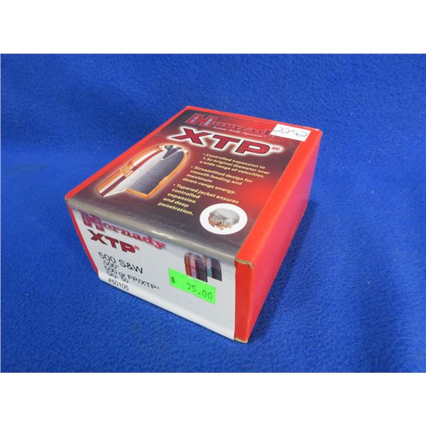 500 S&W .500" 500gr FP/XTP Hornady Bullets