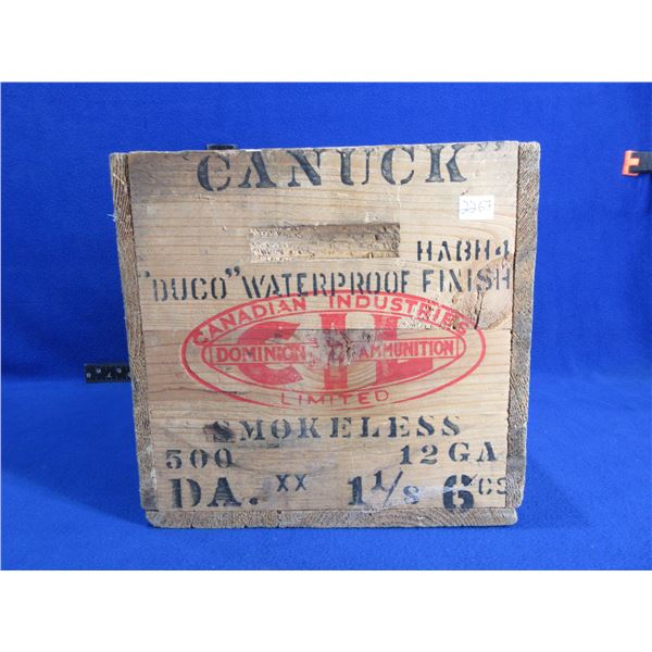 CIL Canuck Wood Ammo Box - 14" x 9 1/4" x 8 3/4" Deep