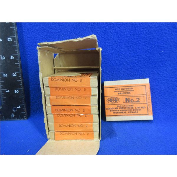 Collector Primers - CIL Dominion No. 2 Improved Primers
