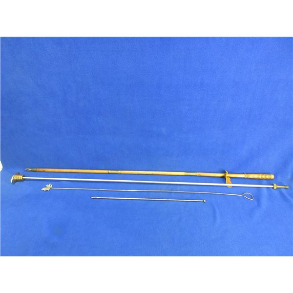 4 Cleaning Rods - 36", 37", 28', 14 1/2"