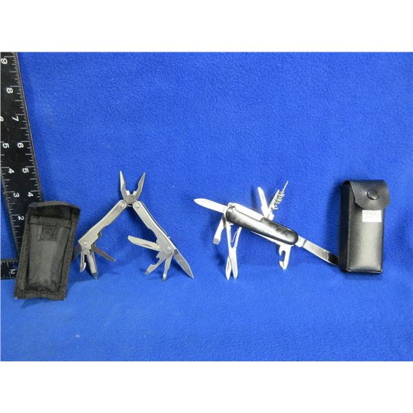 Swiss Army Style Knife and Multi-Tool with Carry Cases