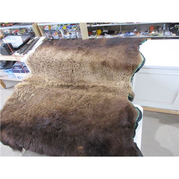 Buffalo Hide/Rug - Approx. 90" x 72"