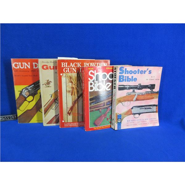 5 Books - Gun Digests, Shooter's Bibles