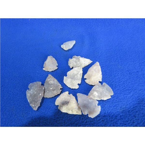 10 Arrowheads - Approx. 1" to 1 1/2" Length