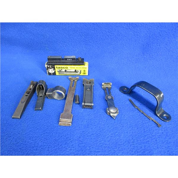 Lot of Misc - Front & Rear Sights, Trigger Guard, Pistol Base
