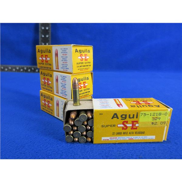 22 LR HV Solid Super Extra Aguila Cartridges