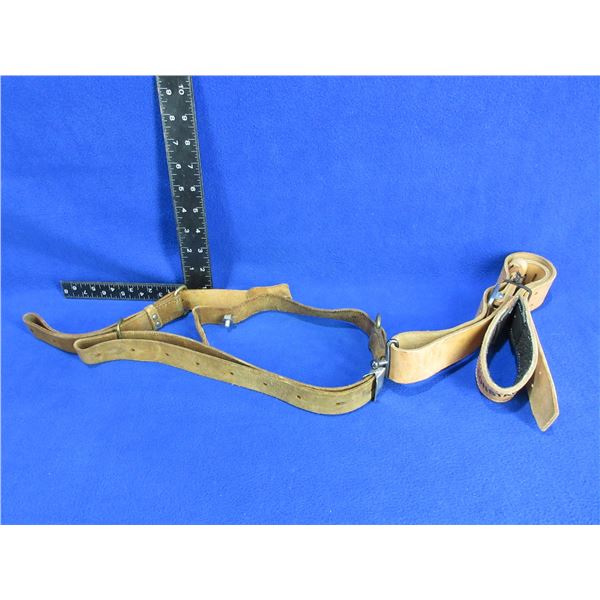 2 Leather Slings - Anschutz Constant and Holler