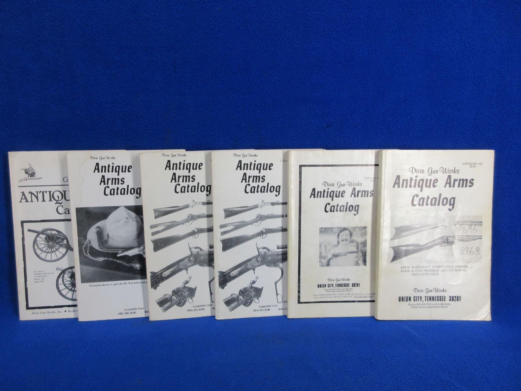6 Books Antique Arms Catalog Dixie Gun Works