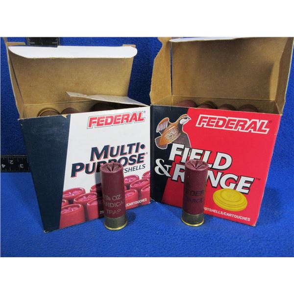 12 Ga. 2 3/4" Mixed Shotshells - 2 Boxes of 25