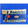 Image 2 : Collector Ammo - 32 Win. Spl 170gr SP Dominion Cartridges
