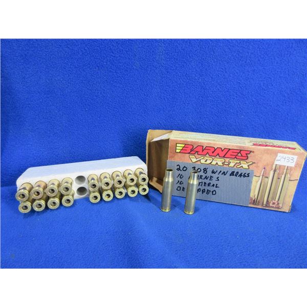 Brass Only - 308 Win. Deprimed - Box of 20