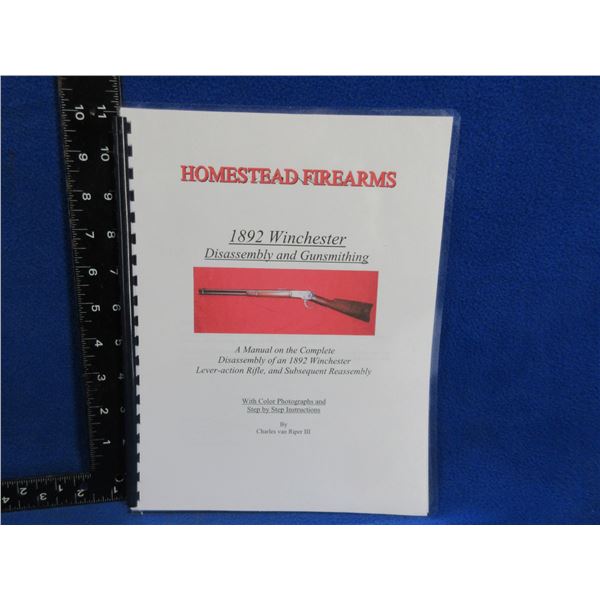 1 Book - Homestead Firearms - 1892 Winchester