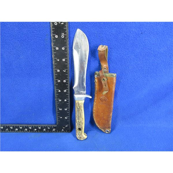 Fixed Blade Knife with Leather Sheath - Puma Germany
