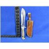 Image 1 : Fixed Blade Knife with Leather Sheath - Puma Germany