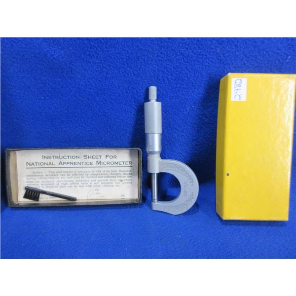 Vintage National Apprentice Micrometer