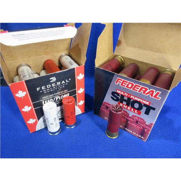 12 Ga. 2 3/4" Mixed Shotshells - 2 Boxes of 25