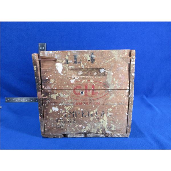 CIL Wood Ammo Box - 13 3/4" x 9 1/4" x 8 3/4" Deep